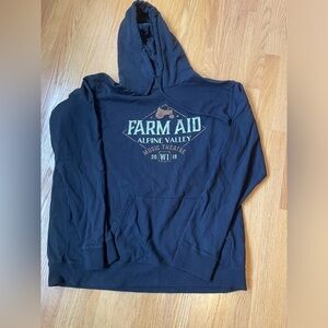 Farm Aid 2019 Alpine Valley Wisconsin Organic Cotton Hoodie